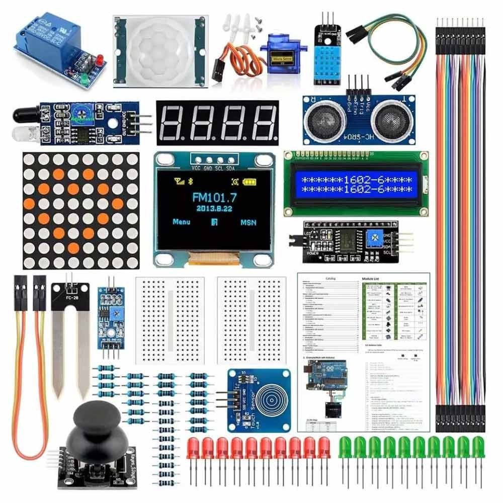 Complete Starter Kit for Arduino with UNO R3 Nano V3 0 2560 Mega 328 ...