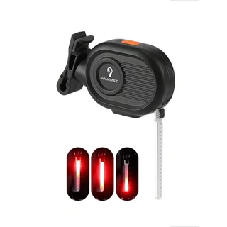 Luz Traseira De Aviso De Bicicleta De Led Vermelho Com Efeito De Fluxo De Água