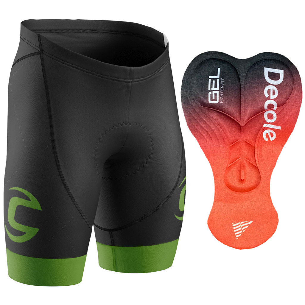 Bermuda Ciclismo Cannondale Bike Forro Gel Decole Dry Fit UV+50