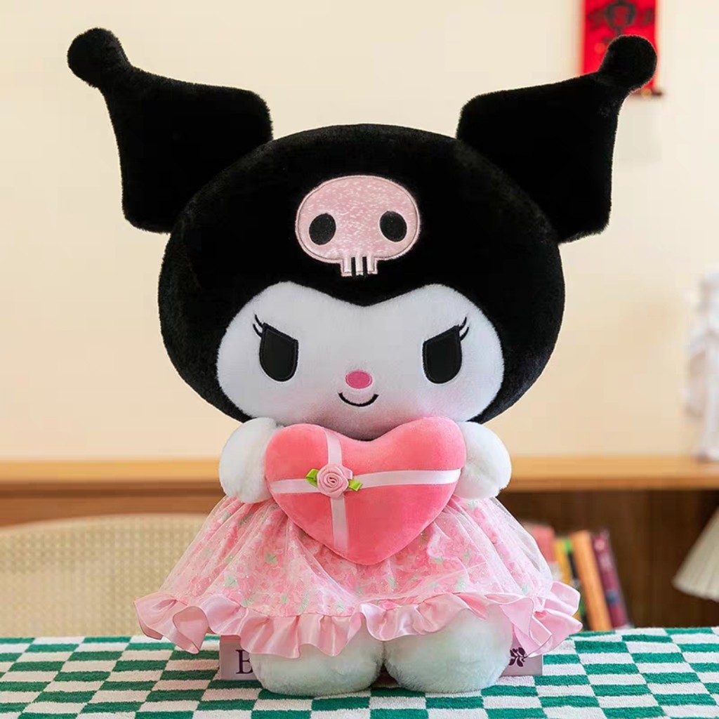 Pelúcia Kuromi & My Melody – Brinquedo Boneca Fofa para Presente de ...