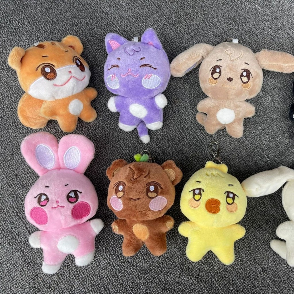 Kpop Idol ATEEZ Porta-Chaves De Pelúcia ANITEEZ Brinquedos