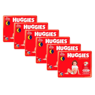 Fralda Descartável Infantil Huggies Supreme Care XG 348 Unidades