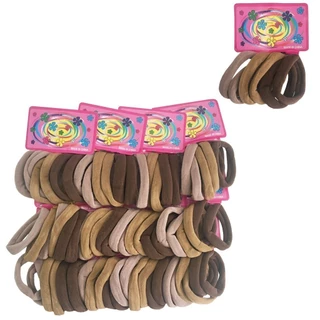 Kit 72 Elásticos Tons de Marrom Elástico Rabico Xuxinha Xuxa Para Cabelo Tipo Meia em Oferta na Shopee