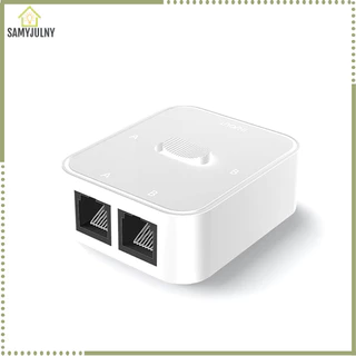 SAM 2-Portas RJ45 Lan Cat6 Chave Seletora De Rede 1000mbps 2 Em 1 Saída/1 2 Interna Externa