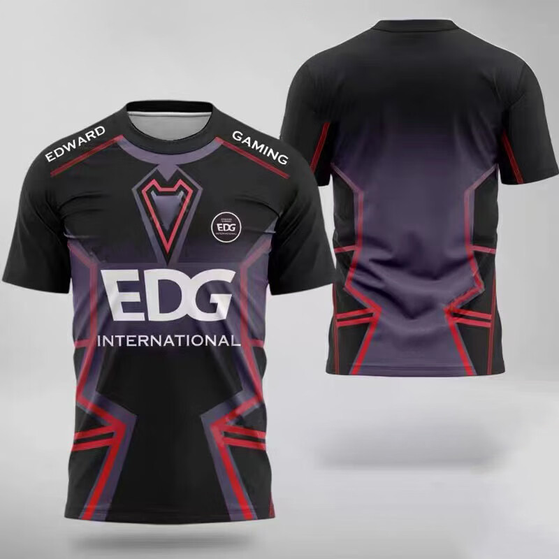 Equipe EDG Jersey Esports VALORANT Gaming Uniform Clothing Men Camisetas