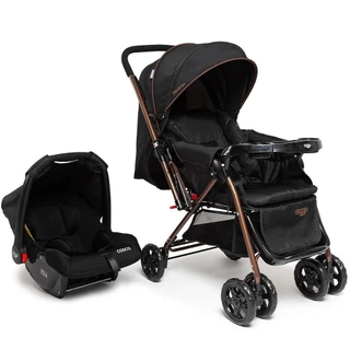 Carrinho com Bebê Conforto Travel System Reverse - Cosco