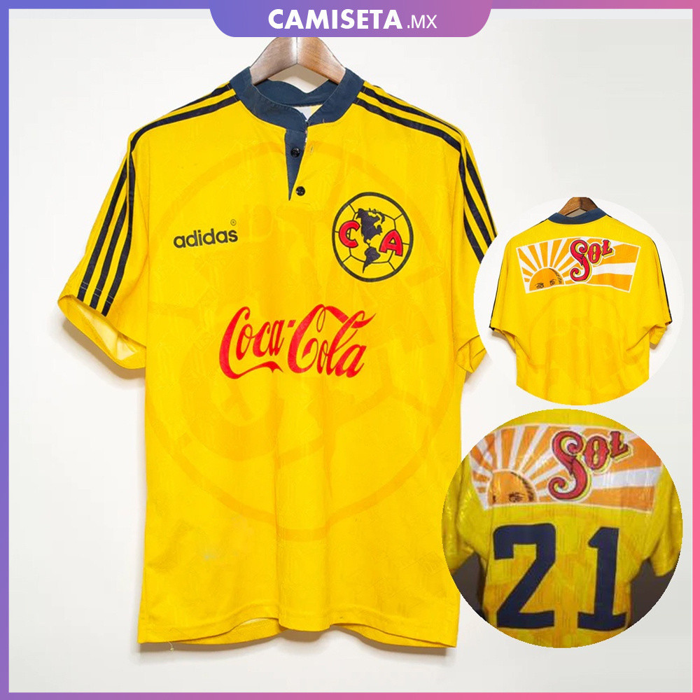 19998-99 Retro Jersey Club America Camisas De Futebol Nome De Personalização