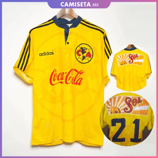 19998-99 Retro Jersey Club America Camisas De Futebol Nome De Personalização