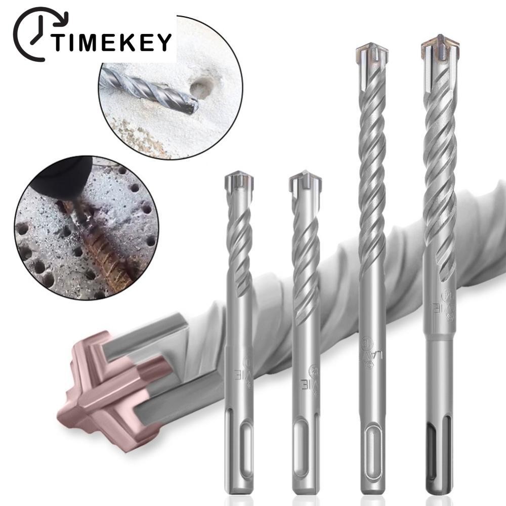TKEY SDS Plus Broca Pontas Cruzadas De Concreto Bits 4 Cortadores De ...