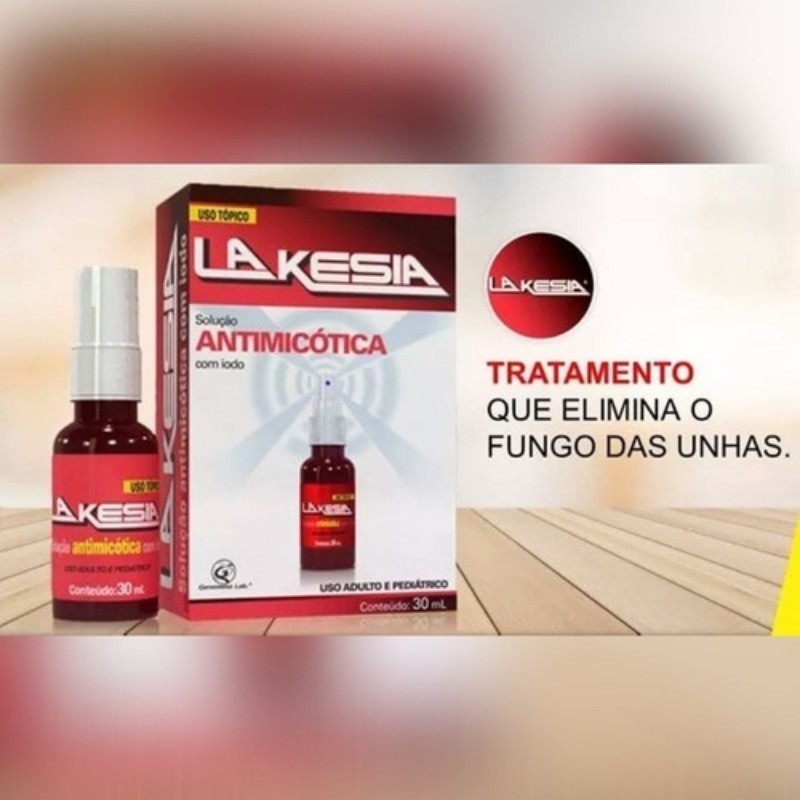 Lakesia solução spray 30mL micose unha unheiro frieira oca | Shopee Brasil