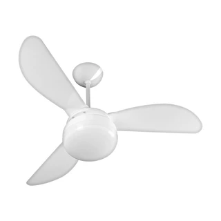 Ventilador de teto Led 3 pás branco - Fênix LED - Ventisol