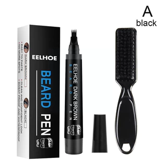 Caneta Preenchedor de Barba Falhas e de sombrancelhas + Escovinha Exclusivo Beard Pen pronto entregar