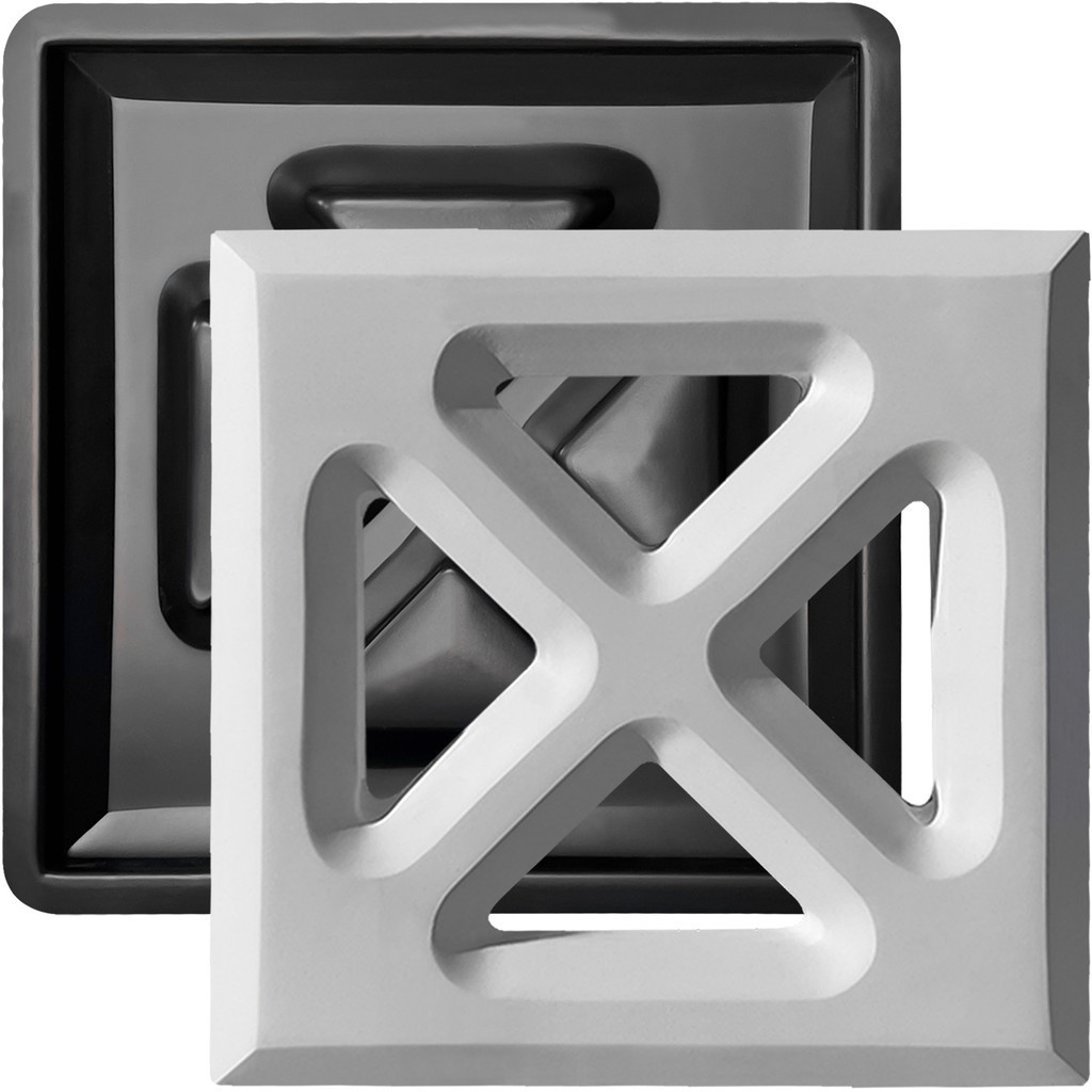Forma 3d Abs Cobogó Concreto Profissional Elemento Vazado - Xis ...