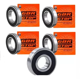Rolamento 6207 2rs Gbr Kit Com 05 Rolamentos