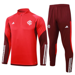 24-25 Game Season Brasil Fato de Treinamento Internacional de Futebol / Fato de Treinamento Vermelho Internacional