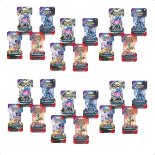 Pokemon Caixa Lacrada com 24 Blisters Unitarios - EV5 Forças Temporais TCG Copag - 33970