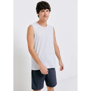 Pijama Curto Masculino Básico Em Algodão Hering