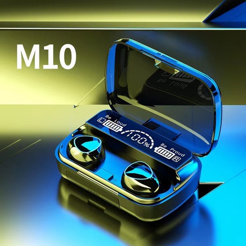 KUYUN M10 TWS Fone De Ouvido Sem Fio Bluetooth 5.1 9D À Prova D'água Com Microfone