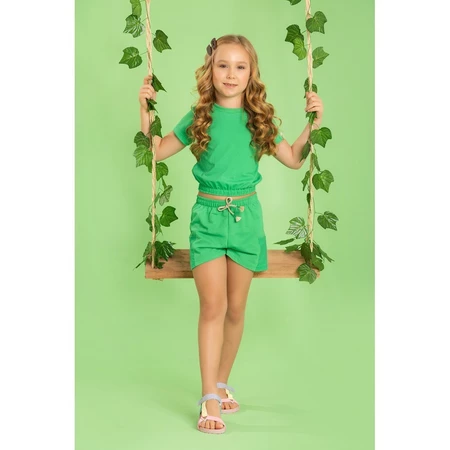 Conjunto infantil feminino smiling flower