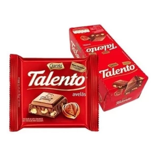 Chocolate Talento Mini Avelã 15 unidades 25g