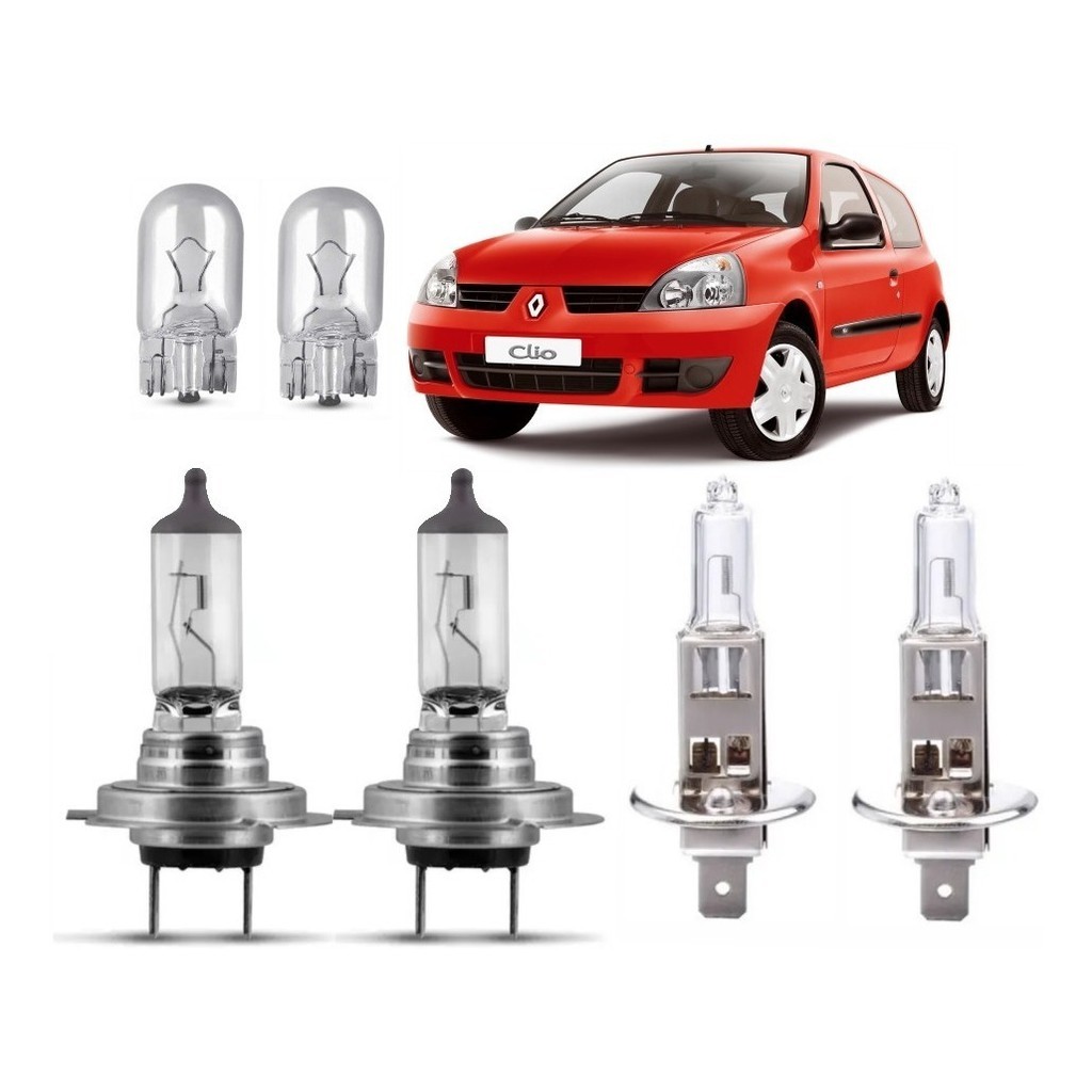 Lampadas Farol Renault Clio 2004 2005 2006 2007 2008 Á 2012