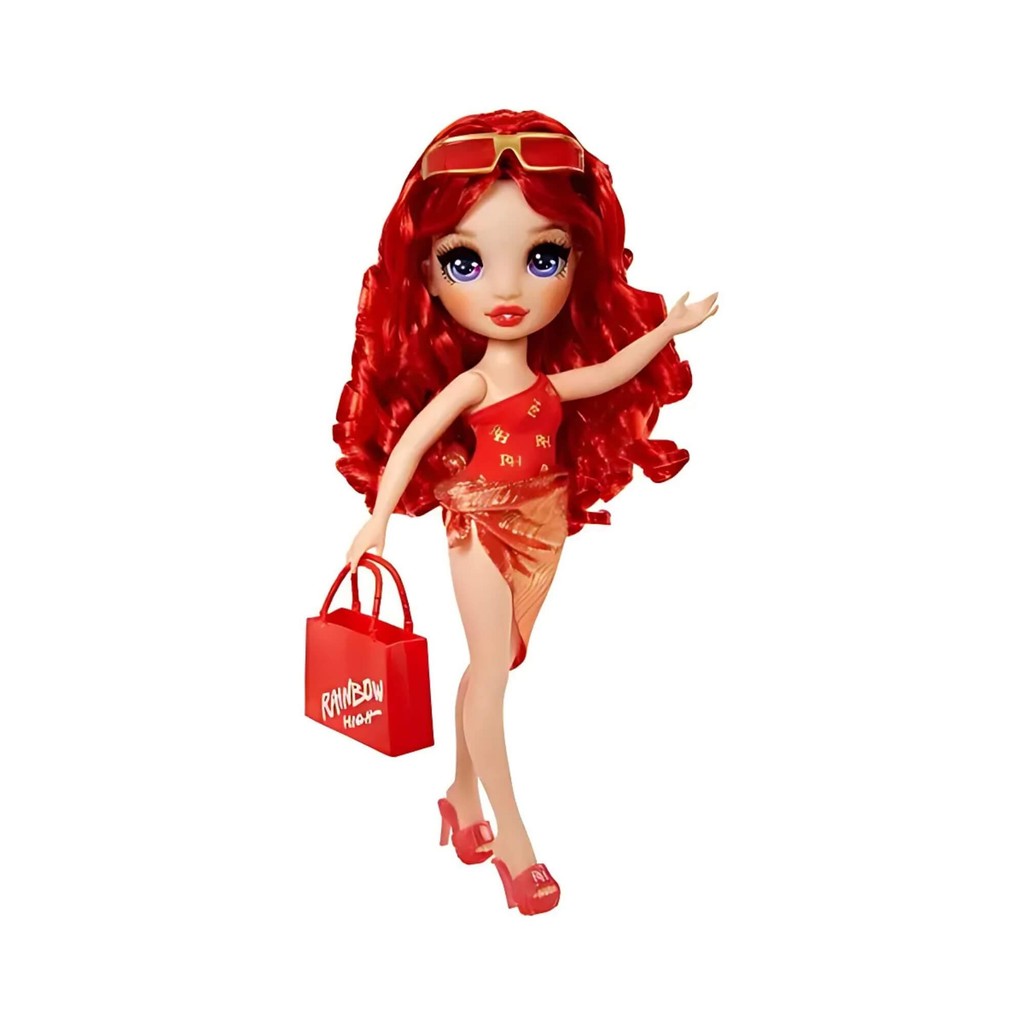 Boneca Rainbow High Swim & Style Ruby 27cm (Vermelho) MGA