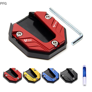 PFG Scooter Motocicleta Kickstand Extensor De Pé Placa Anti-Derrapante Base Ampliada FG