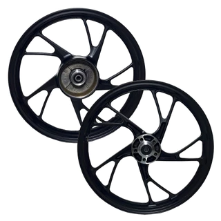 Jogo Roda Modelo 5 Palitos Aro 18 C/ Rolamento Cg 150 Titan Fan 2004 Ate 2013