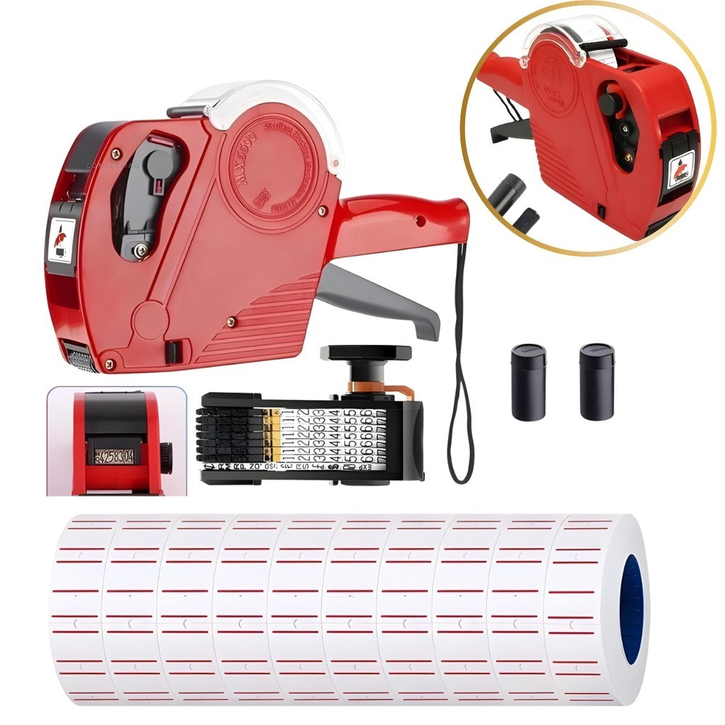 Etiquetadora De Preço Profissional Manual De 8 Dígitos Com Refil + 10 ...