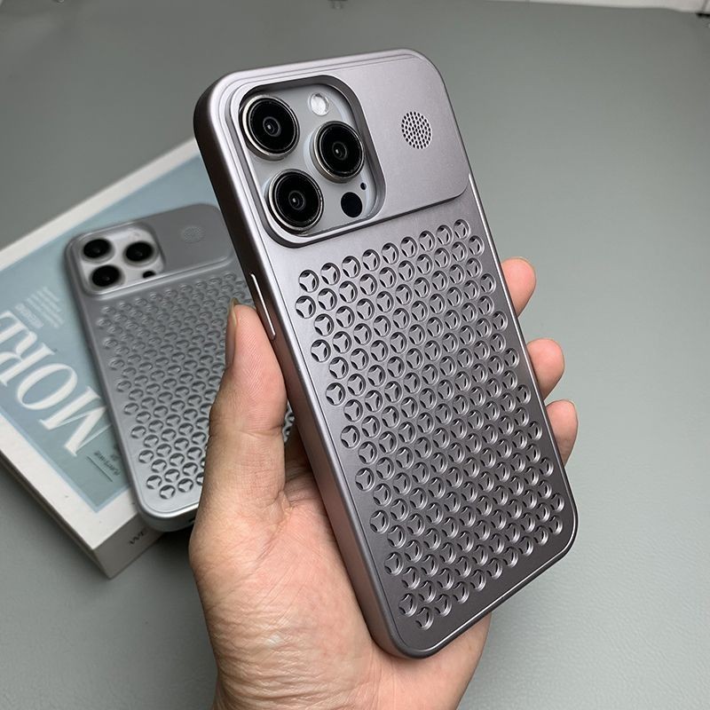Nova Capa Dura Fosca Para iPhone 15 14 13 12 11 Pro max 14plus 15plus Proteção À Prova De Queda Da Câmera Térmica Resfriamento Térmico Choque