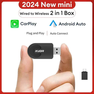 XUDA Novo Adaptador Sem Fio CarPlay Android Auto Smart Mini Box Plug And Play WiFi Fast Connect Universal Para Nissan