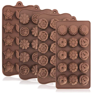 Molde De Silicone Para Doces Forminha De Chocolate Coração Forma Para Bombom Formas Para Bombons Cozinha Confeitaria Resina Sabonete Artesanato