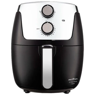 Fritadeira sem Óleo Britânia BFR38 | 1500W, 4.2 Litros, Preto/Cinza