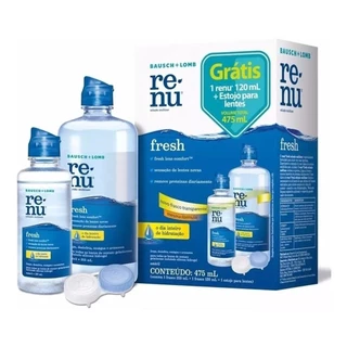 Renu Fresh Solucao para Lentes 355ml Gratis 120ml + Estojo
