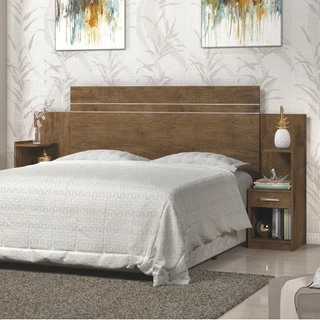 Cabeceira Para Cama Box Casal Moana J&a Jequitibá/off White