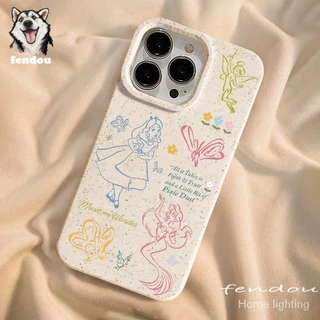 Divertido graffiti girl Frosted capa de telefone para Iphone 15 14 12 13 11 14 14 14 14 14 14 14 14 Pro Max 7 8 Plus X XS XR XR XsMax 12pro TPU estojo macio de silicone avançado anti-choque KFXO