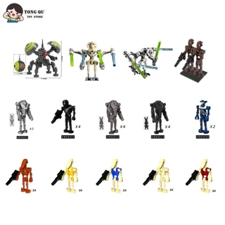 Star Wars Minifigures General Grievous Battle Droid Bloco de Batalha Droid Coleção de Bonecas Modelo Brinquedo de Aniversário