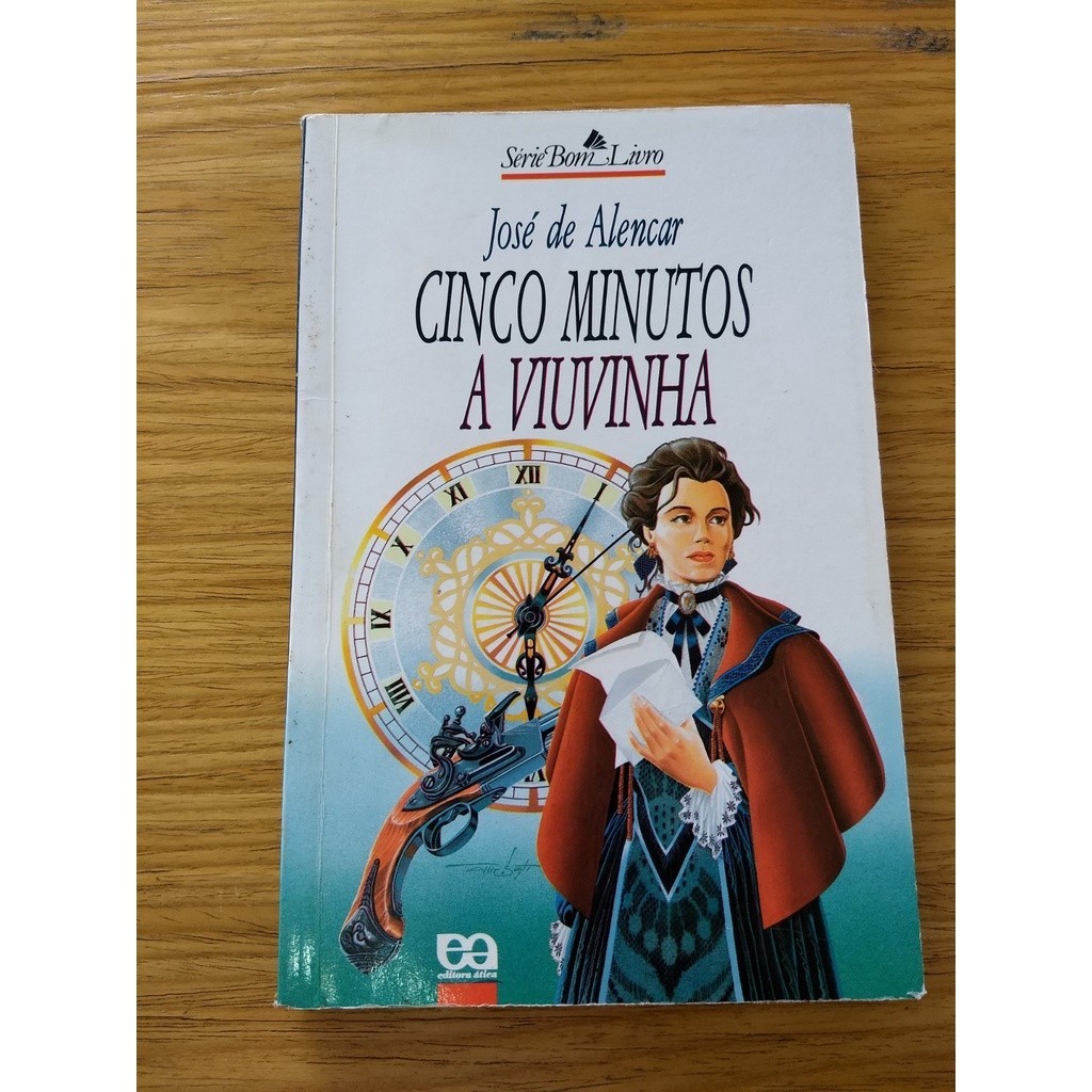 LIVRO CINCO MINUTOS A VIUVINHA - JOSE DE ALENCAR | Shopee Brasil