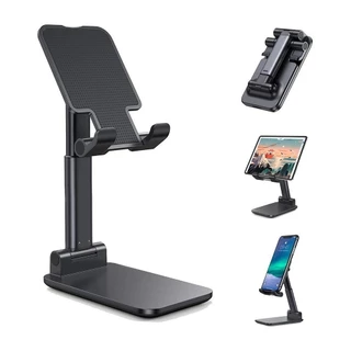 Suporte Metal De Mesa P/ iPad iPhone Celular Rock Ajustável em Oferta na Shopee