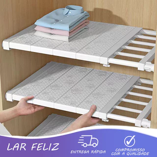 Prateleira Organizadora Divisória Escalonável  Cozinha De Poupança De Espaço em Oferta na Shopee