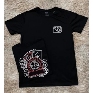 Camiseta Premium Algodão "Cartas" Estampa Exclusiva Lançamento