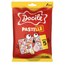 Pastilha Mini 5 Com 100 Unidades De 2,4g Docile Sortido
