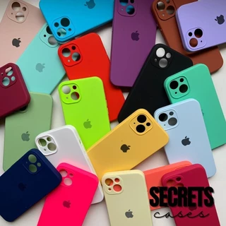 Capinha Para iPhone 14 Plus Câmera Fechada Silicone Aveludada Protetora
