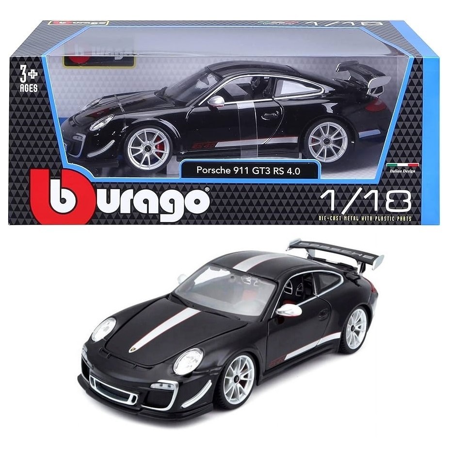 Porsche 911 GT3 RS 4.0 - 1/18 - Bburago | Shopee Brasil