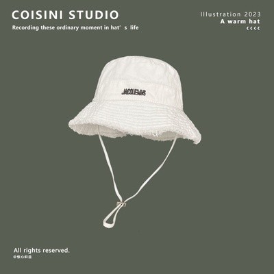 JACQUEMUS Protetor Solar Big Brim Bucket O11 Verão Casual Pescador