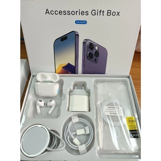 Apple IP 5 em 1 conjunto cinco peças MagSafe/caixa do telefone celular/cabo de dados/AirPods 13/11mini/XSR/12 Pro Max