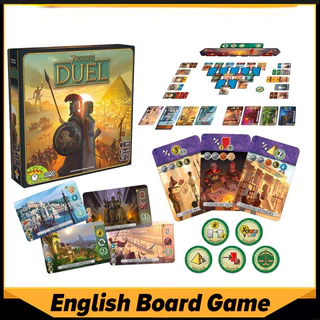 7 WONDERS Duel Board Game : 2ND EDITION Jogo De Cartas Stand Sozinho De 2 Jogadores