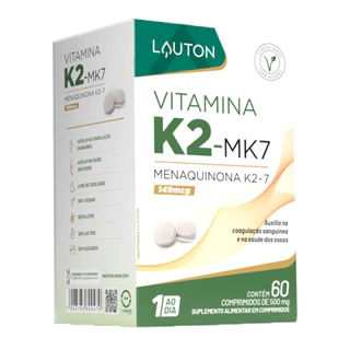 Vitamina K2 MK7 149mcg Menaquinona Lauton 60 Comprimidos