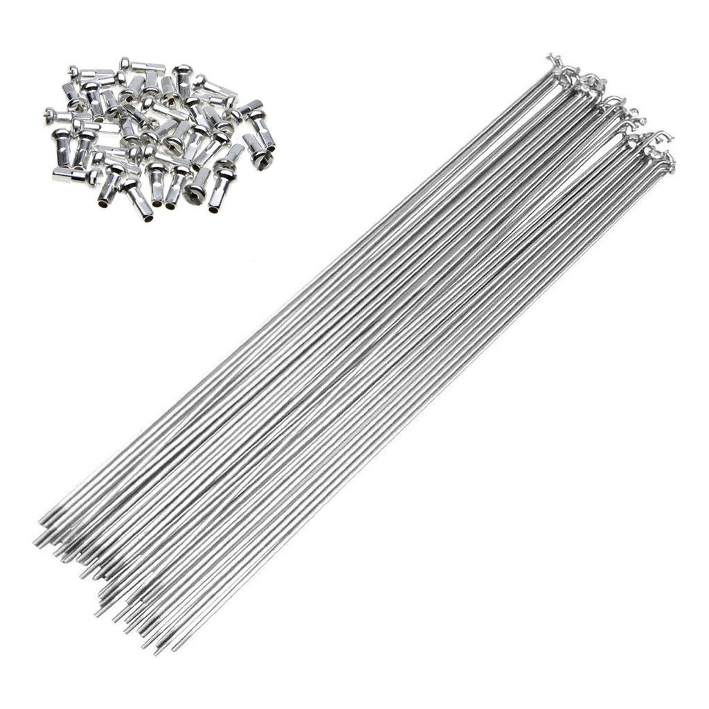 Raio Inox Bike Aro 27 Antiga Caloi Monark 310mm Kit 36 Raios