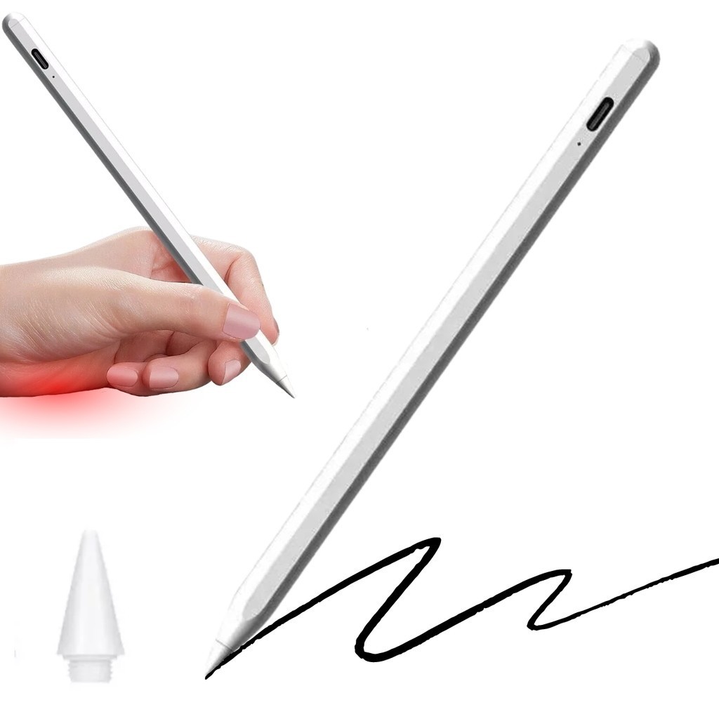 Caneta Pencil Palm Rejection Para iPad Air 6 A2902 - 11 Polegadas